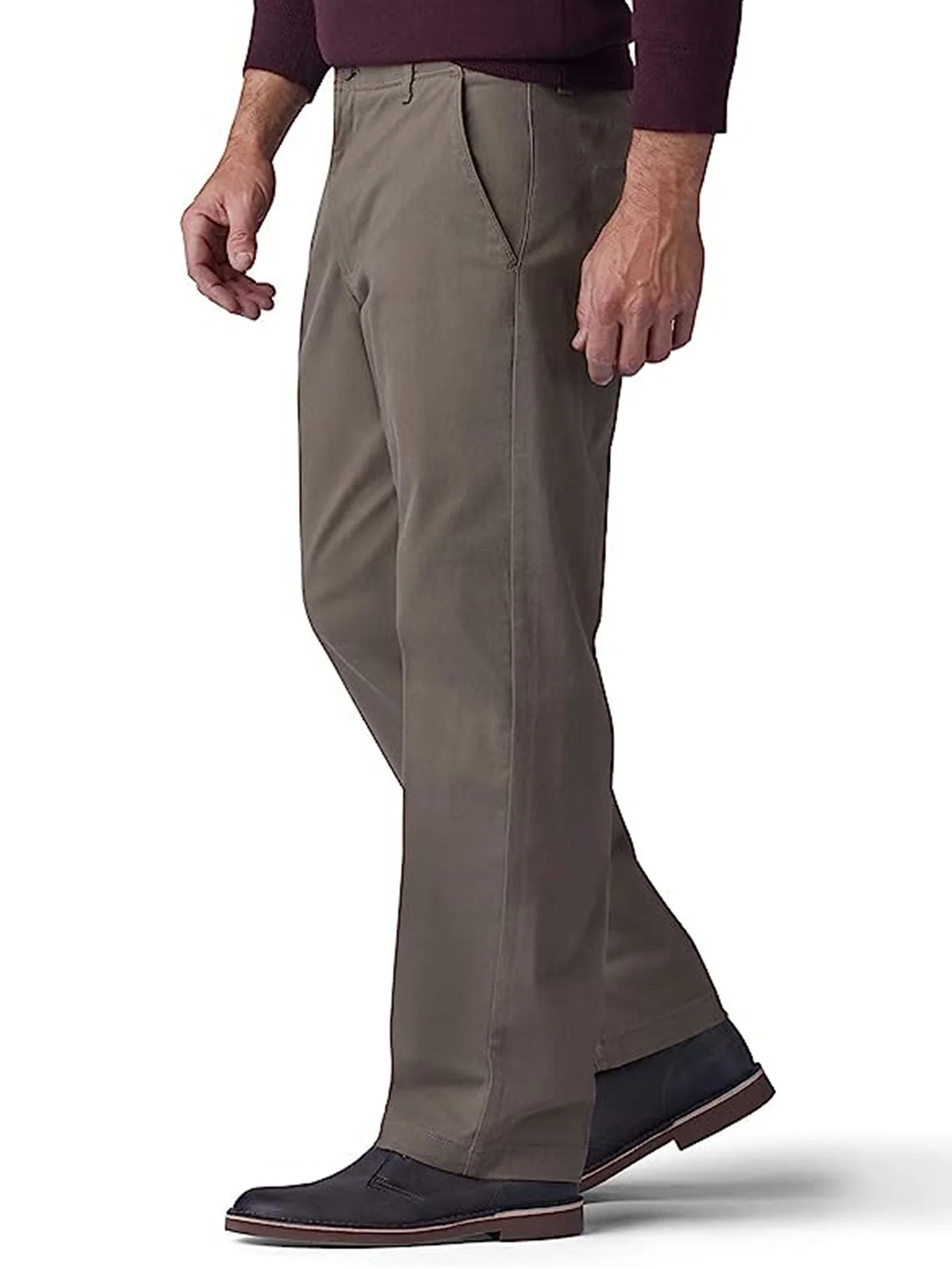 Men Pants Thin Retro Summer Straight Trousers Plus Size Business Hombre Beige Grey Dark Blue Office Formal Daily Pantolon
