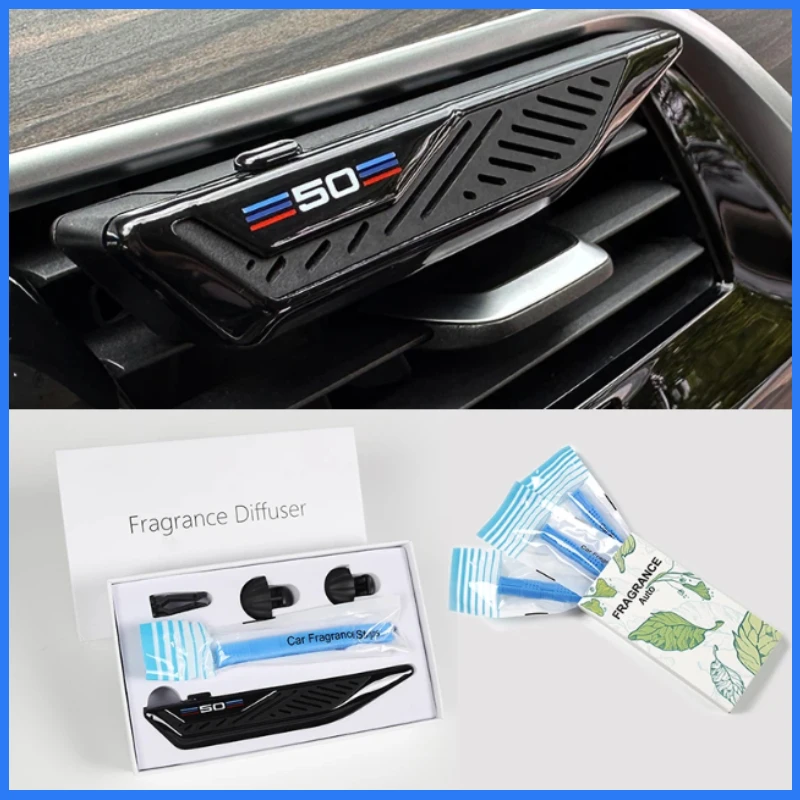 For BMW F30 F10 Car Air Freshener Perfume Diffuser Blade Shape Vent Fragrance Holder Refill Strips for Car Air Fresheners thumbnail 2