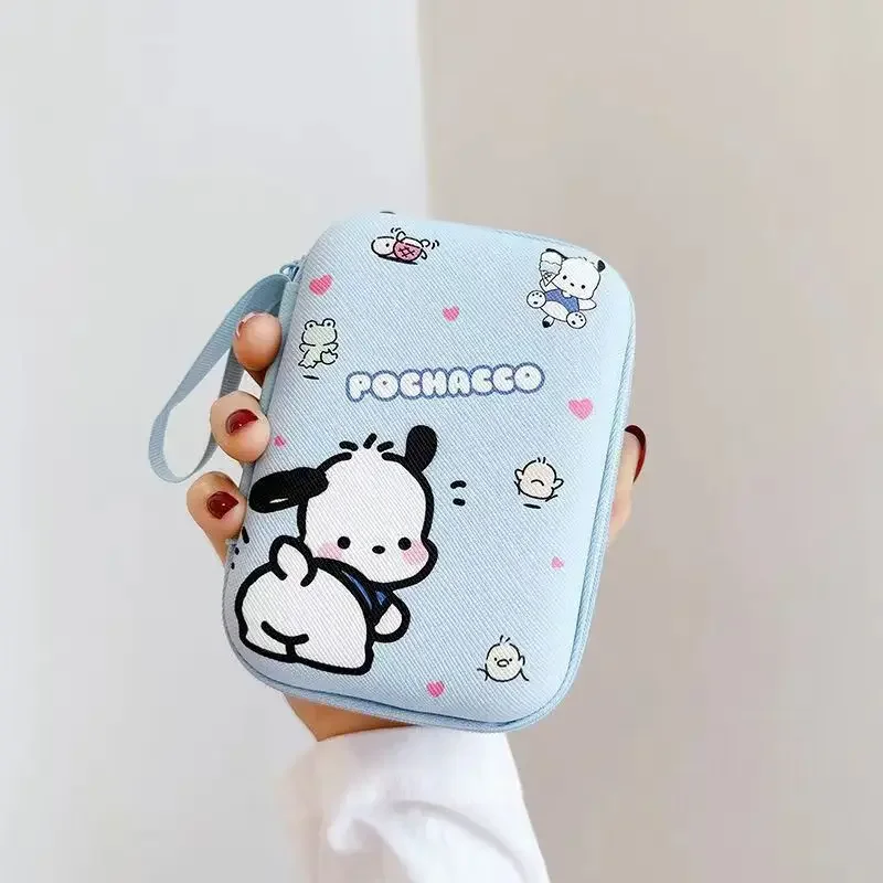 Cartoon Sanrio Data Cable Headphone portable hard drive Storage Bag Charger Protective Case coin purse Travel essentials gifts thumbnail 5