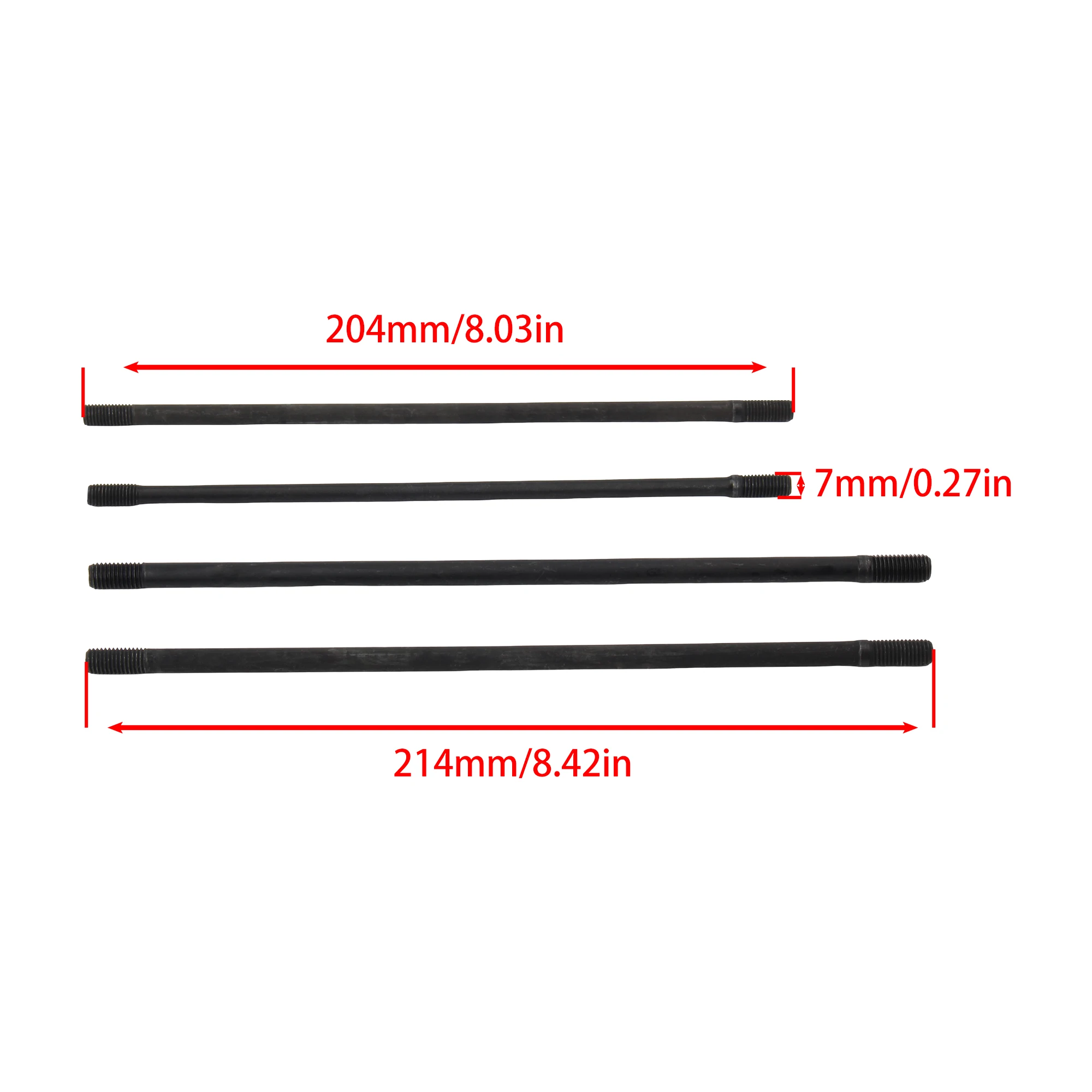 Motorcycle Cylinder Head Studs Bolts Screw Horizontal Engine Accessories For Lifan 125 LF 125cc Dirt Pit Bike ATV Quad Parts thumbnail 6