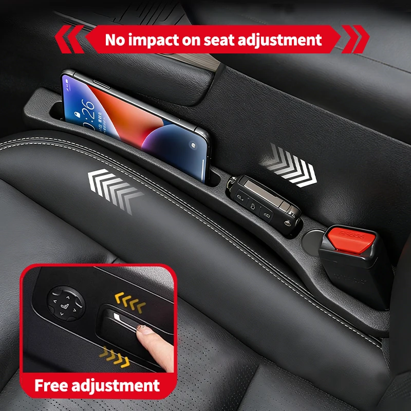 Fit for  Hyundai Tucson，Special Car Seat Gap Filler, 2Pcs Leak Proof Strip, Storage Organizer for Phone & Key, Perfect Fit thumbnail 3