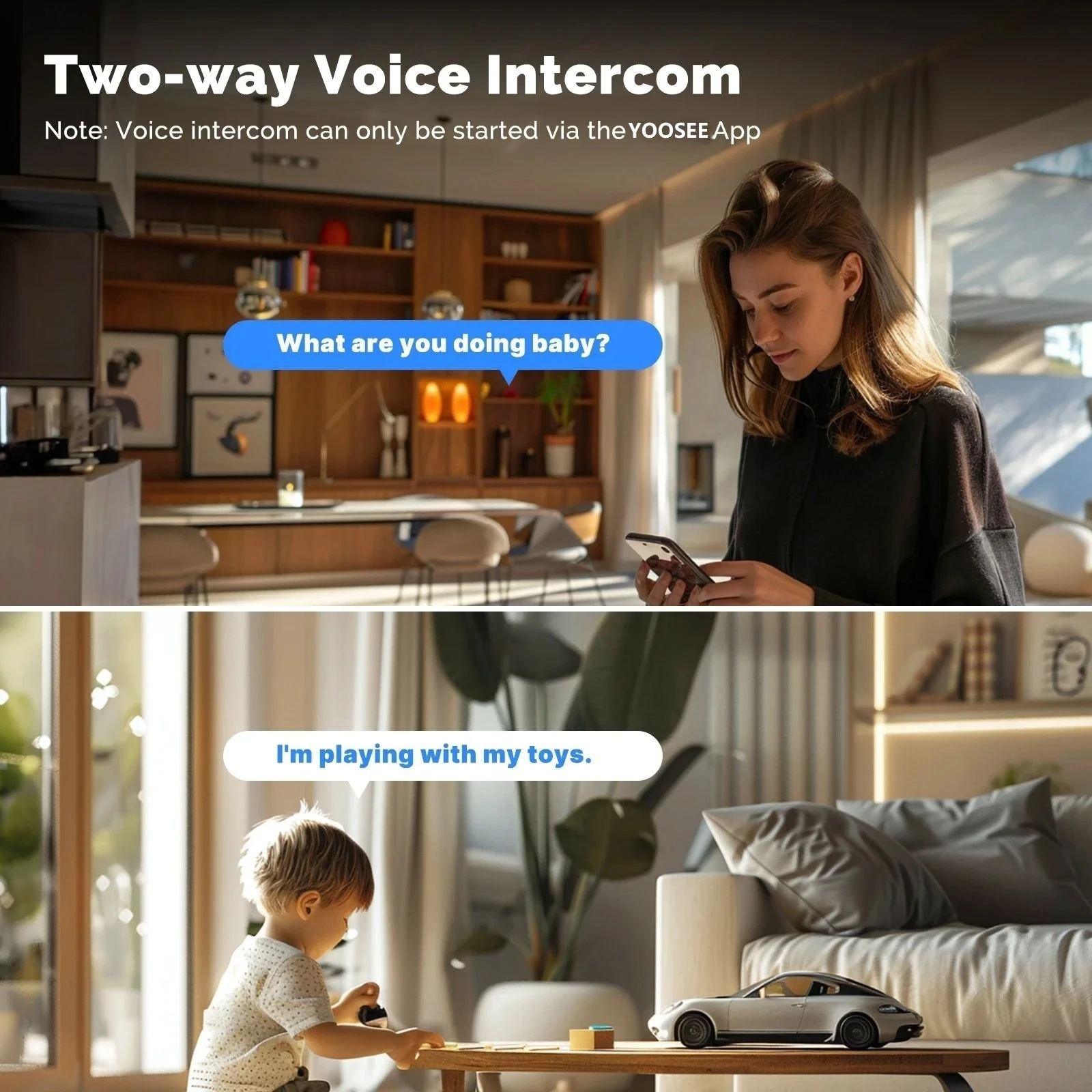 4K 8MP WiFi Surveillance Camera Dual Lens with Adjustable Bracket Two-Way Audio Onvif 10X Zoom Security Wireless Surveillance thumbnail 3