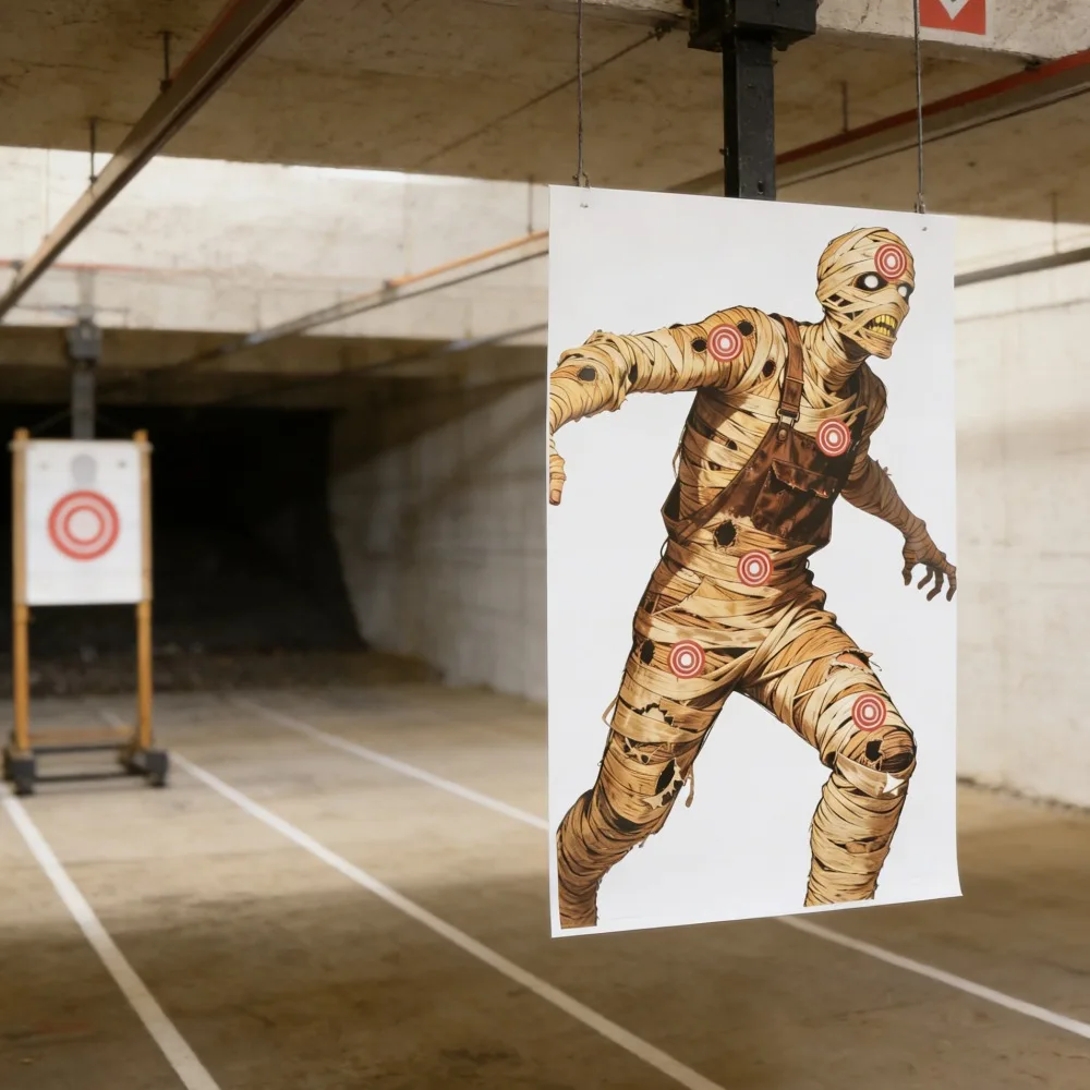 45x32cm Shooting Target Paper for Firearms, Airsoft, Archery & Paintball New thumbnail 3
