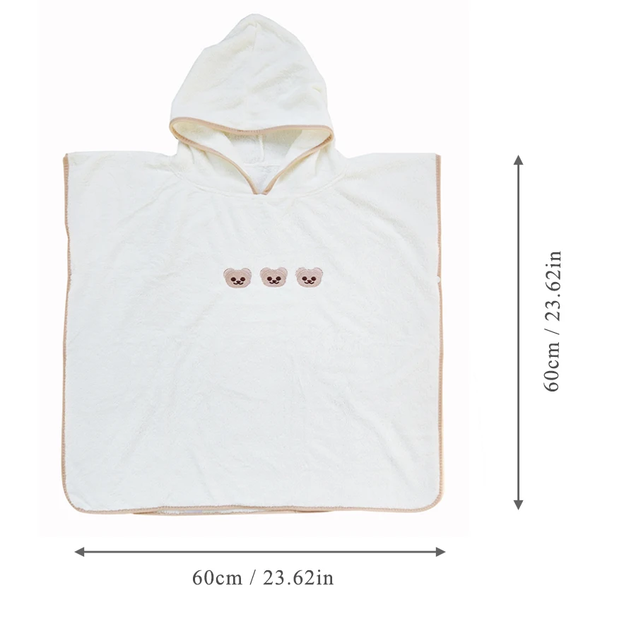 Baby Bath Towel Hooded Soft Coral Velvet Child Bathrobe Cute Cartoon Animal Warm Toddler Sleeping Swaddle Wrap Towel Blanket thumbnail 3