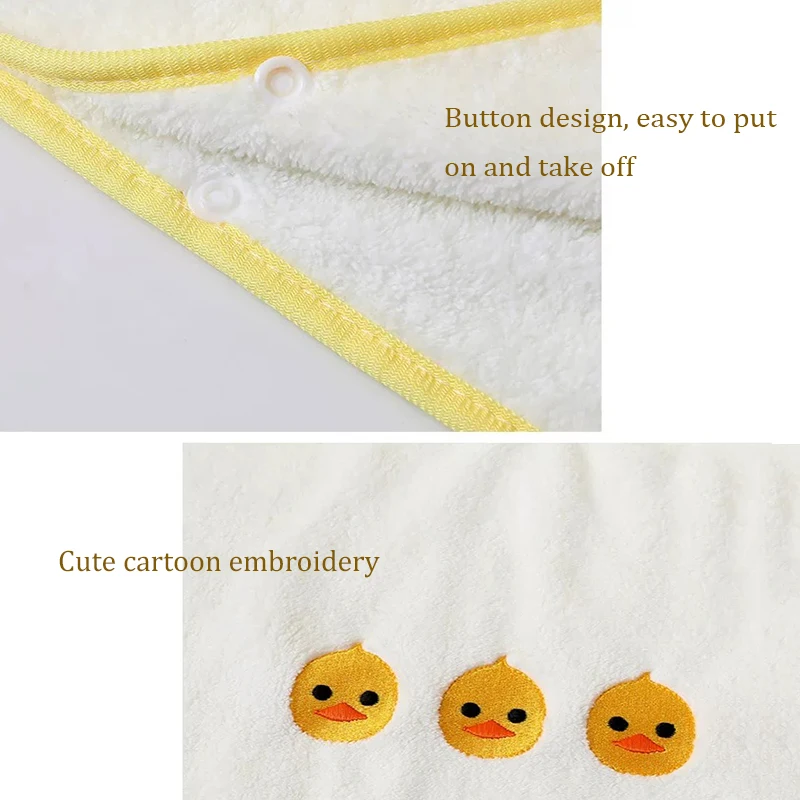 Baby Bath Towel Hooded Soft Coral Velvet Child Bathrobe Cute Cartoon Animal Warm Toddler Sleeping Swaddle Wrap Towel Blanket thumbnail 5