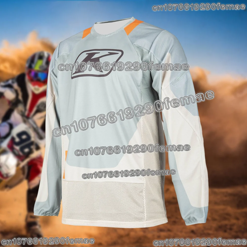 The Latest  Klim Off Road Motorcycle Mountain Bike Riding Shirt Outdoor Sports Breathable Sweat Wicking Comfortable Top thumbnail 3