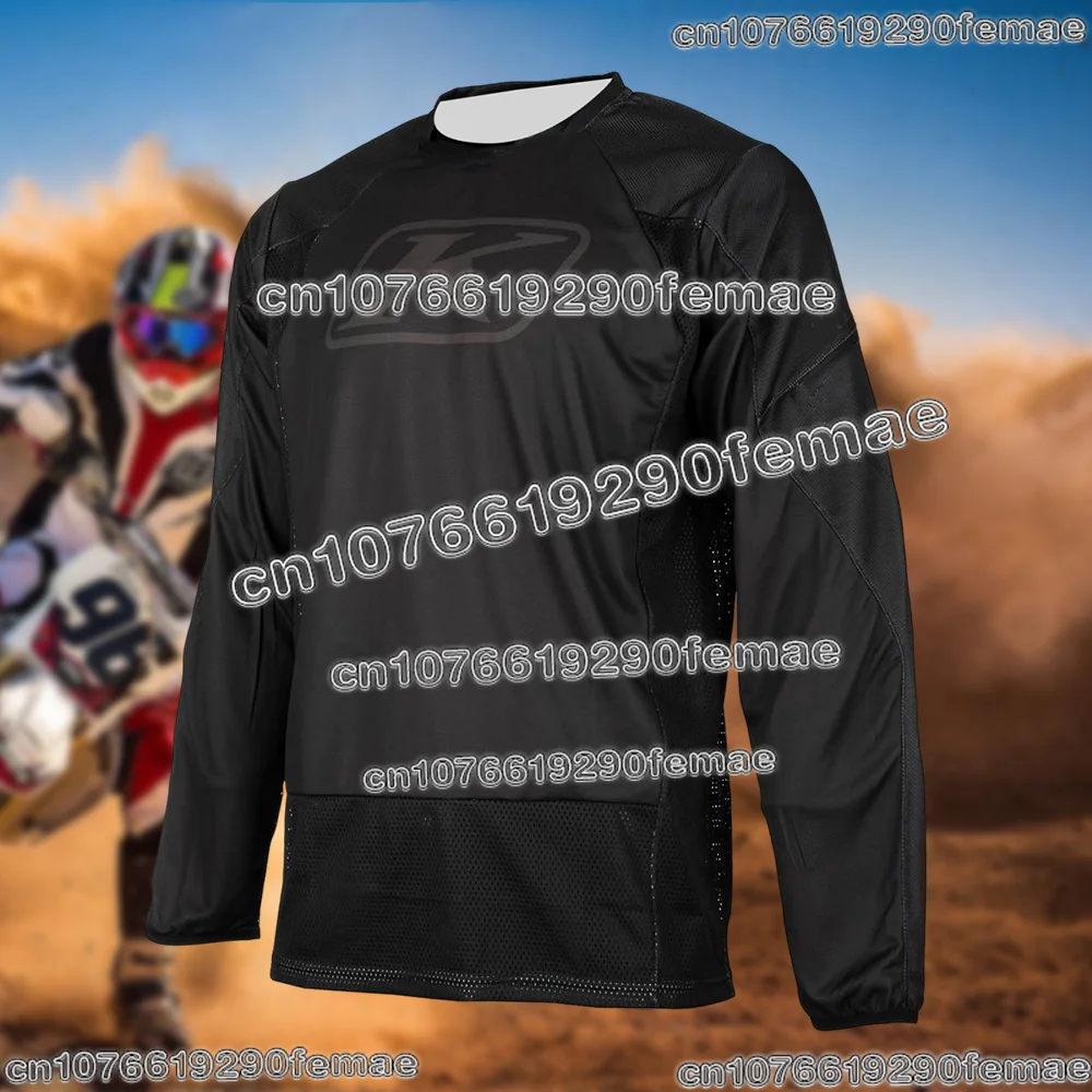 The Latest  Klim Off Road Motorcycle Mountain Bike Riding Shirt Outdoor Sports Breathable Sweat Wicking Comfortable Top thumbnail 4