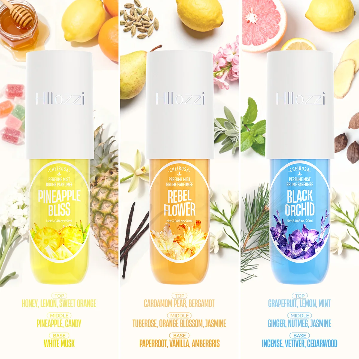 Body fragrance sprays, with a variety of options, offer a delightful and long-lasting scent to keep you in a good mood all day. thumbnail 3