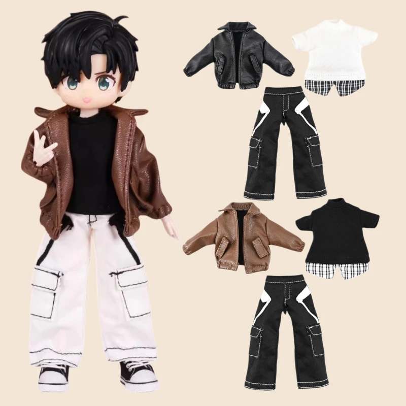 For Asi Body 3.0 Jacket T-shirt Pants Boy 10000 Escape OB11 Gsc Big 1/12 Body BJD Doll Cloth Doll Outfit Clothes