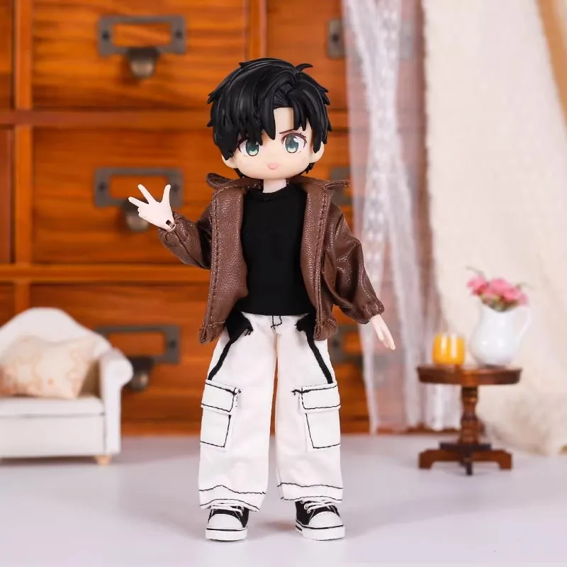 For Asi Body 3.0 Jacket T-shirt Pants Boy 10000 Escape OB11 Gsc Big 1/12 Body BJD Doll Cloth Doll Outfit Clothes thumbnail 6