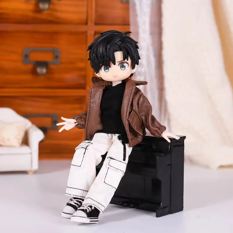 For Asi Body 3.0 Jacket T-shirt Pants Boy 10000 Escape OB11 Gsc Big 1/12 Body BJD Doll Cloth Doll Outfit Clothes thumbnail 3
