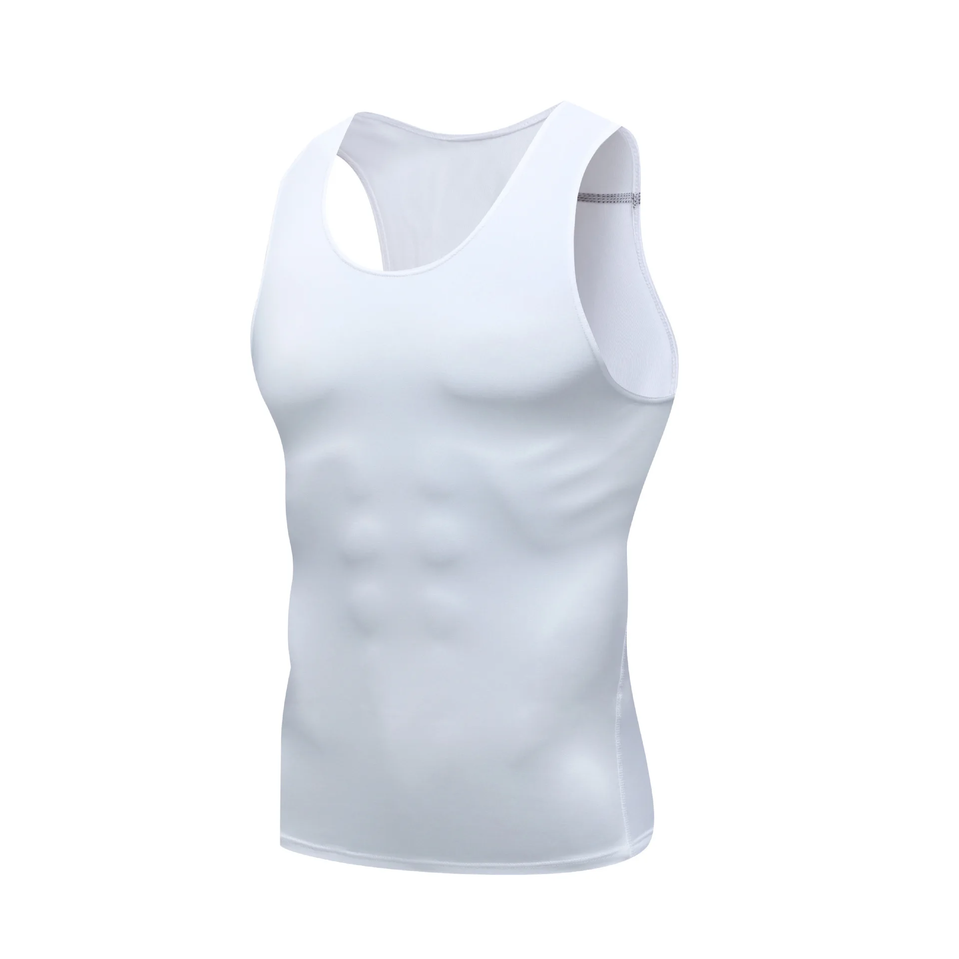 Mans Compression Tank Top Men Gym Shirt Sleeveless Quick Dry Sportswear Male Fitness Bodybuilding Vest Workout Muscle Top ￼ ￼ ￼ thumbnail 6