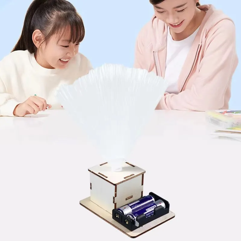 DIY Colorful Fiber Optic Lamp Kit STEM Toys Creative Science Experiment Handmade Puzzle Toy Small Production Inventionfor Kids thumbnail 5