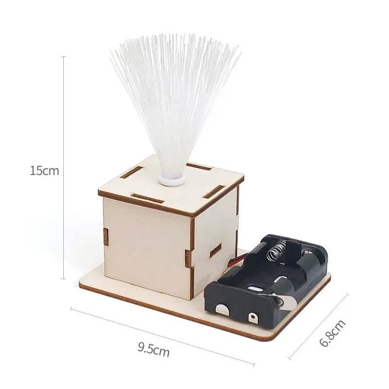 DIY Colorful Fiber Optic Lamp Kit STEM Toys Creative Science Experiment Handmade Puzzle Toy Small Production Inventionfor Kids thumbnail 6