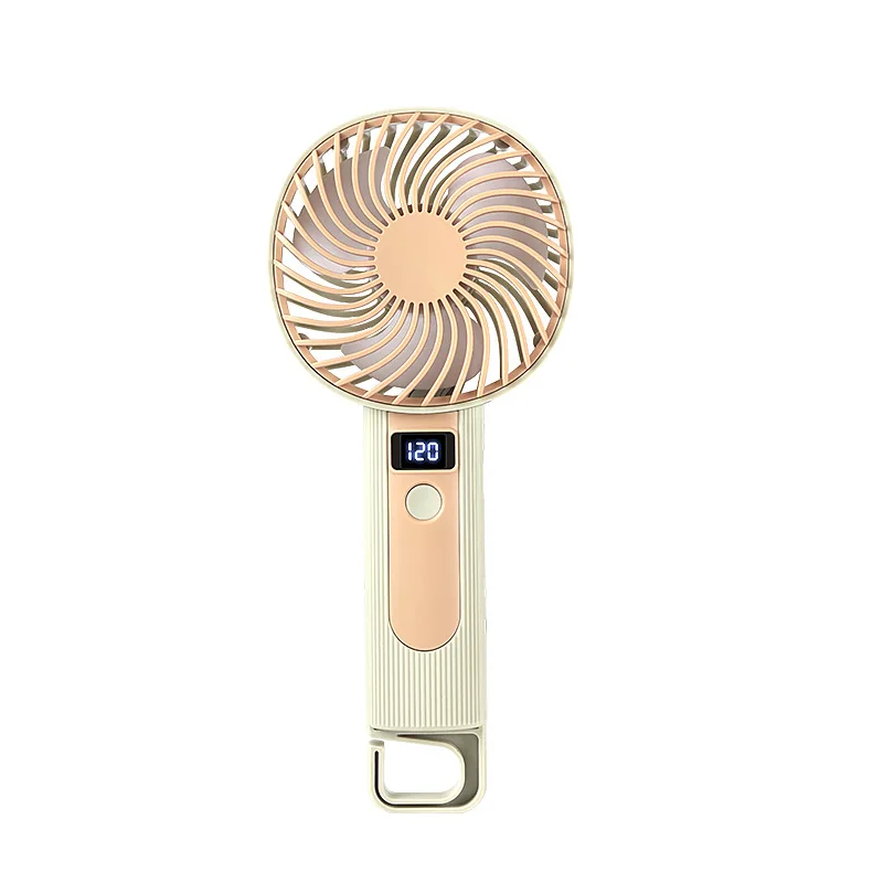 Digital Display Handheld Fan - USB Rechargeable, 120 Speed Levels, Portable 2-in-1 Desk & Handheld Mini Fan thumbnail 6