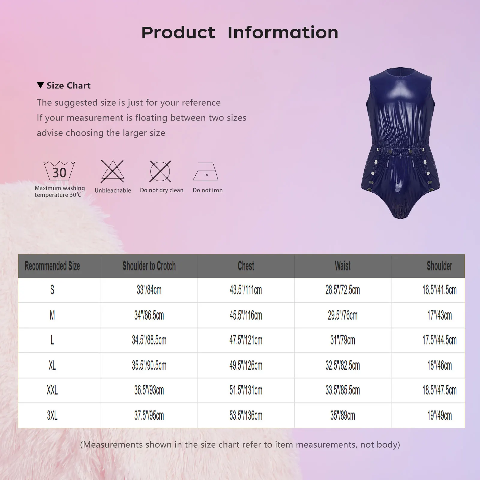 Men's One-piece Swimsuit Waterproof Bodysuit Swimsuit Crotch Buttons Back Zipper Romper Jumpsuit Rave Clubwear Swimming Suit thumbnail 5