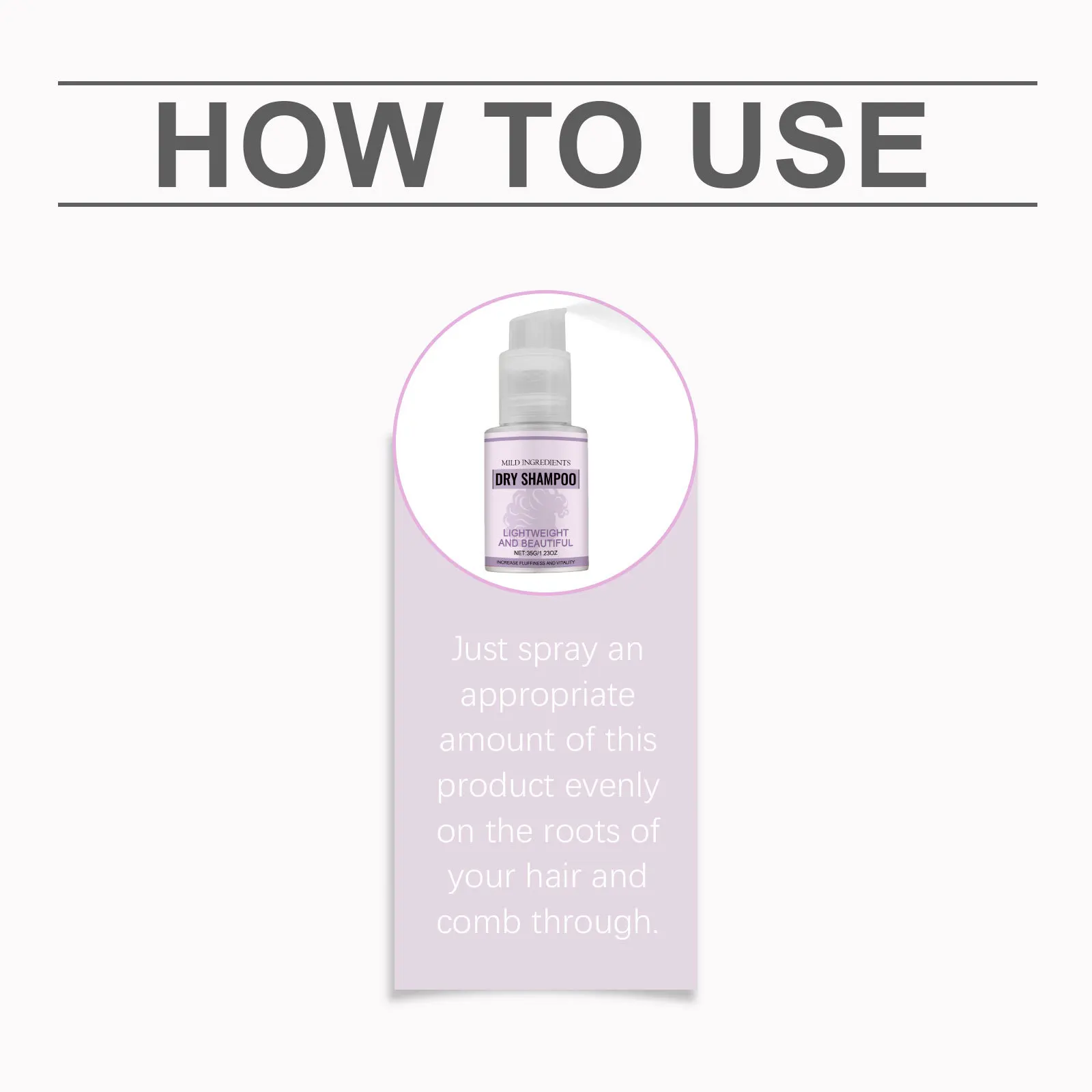 Dry Shampoo Spray Oil Control Volumizing Smooth Nourish Thickening Moisturizing Travel Lightweight Lasting Fluffy Hair Refresher thumbnail 6