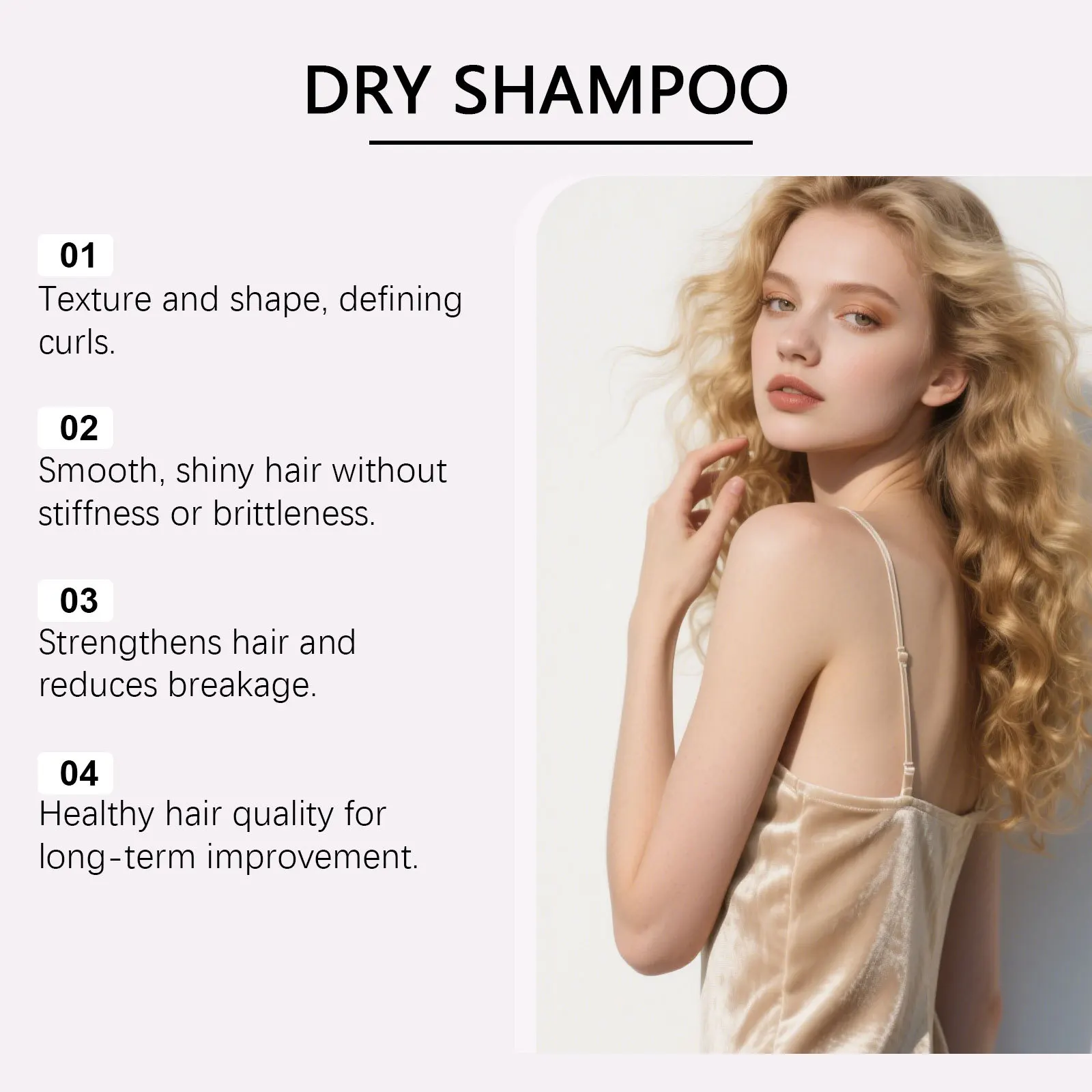 Dry Shampoo Spray Oil Control Volumizing Smooth Nourish Thickening Moisturizing Travel Lightweight Lasting Fluffy Hair Refresher thumbnail 4