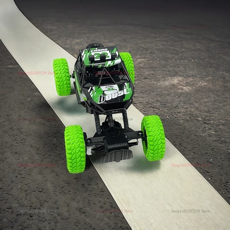Hot RC Race Car For Kids Off Road Remote Control Car With Colorful LED Lights Rubber Tires Boys Gifts Toys For Outdoor Play thumbnail 3