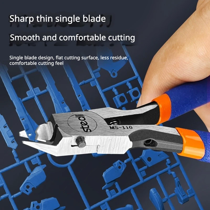 Stedi MS-110 Single Blade Model Nipper Advanced Version Double Safety Limit Sprue Cutter for Gundam Plastic Model Hobby Craft thumbnail 4