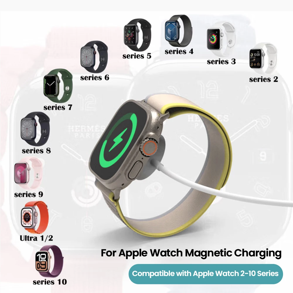 2.5w Watch Charger For iPhone iwatch1/2/3/4/5/6/7/8/9/10/SEPD Wireless Magnetic Charger Series2-series11/Ultra 1/2 Watch Charing thumbnail 2