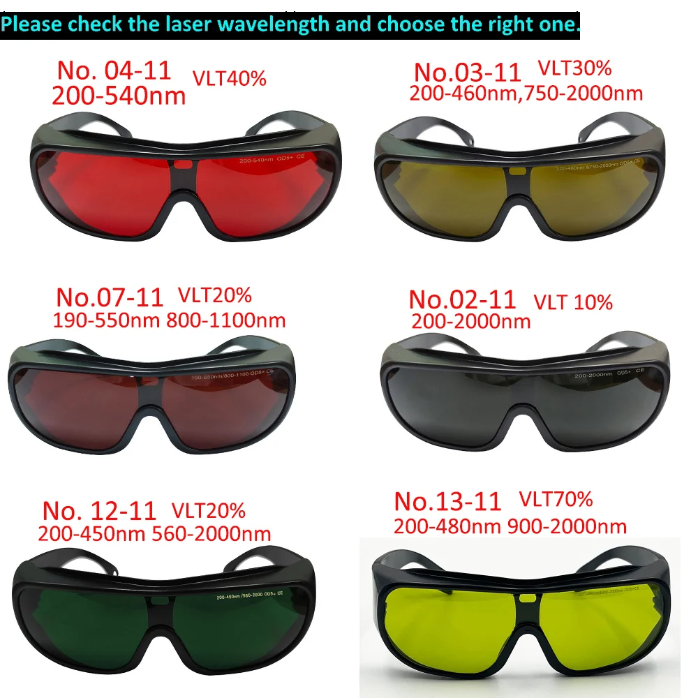 Laser Protective Goggles Eye Protection Safety Glasses for Laser Engraver Cutter Machine DIY Users Protective Eyewear thumbnail 6