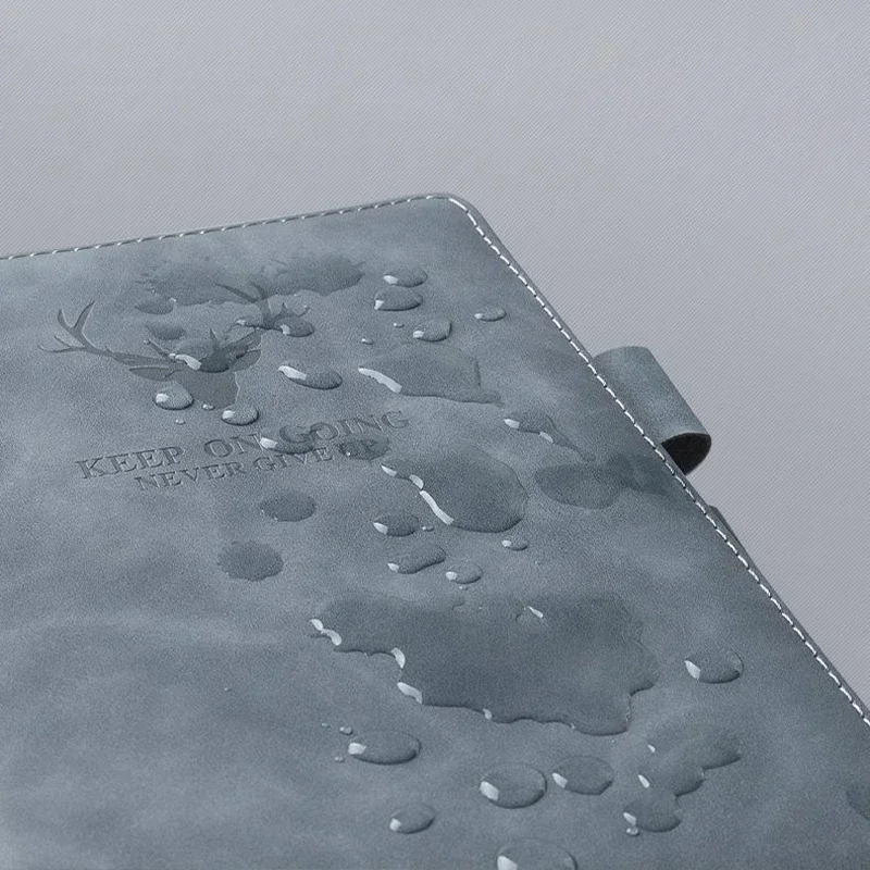 A5 Notebook Student Planning Efficiency Book Business Office Work Conference Notepad 360 Pages 100GSM Font Leather Cover thumbnail 6