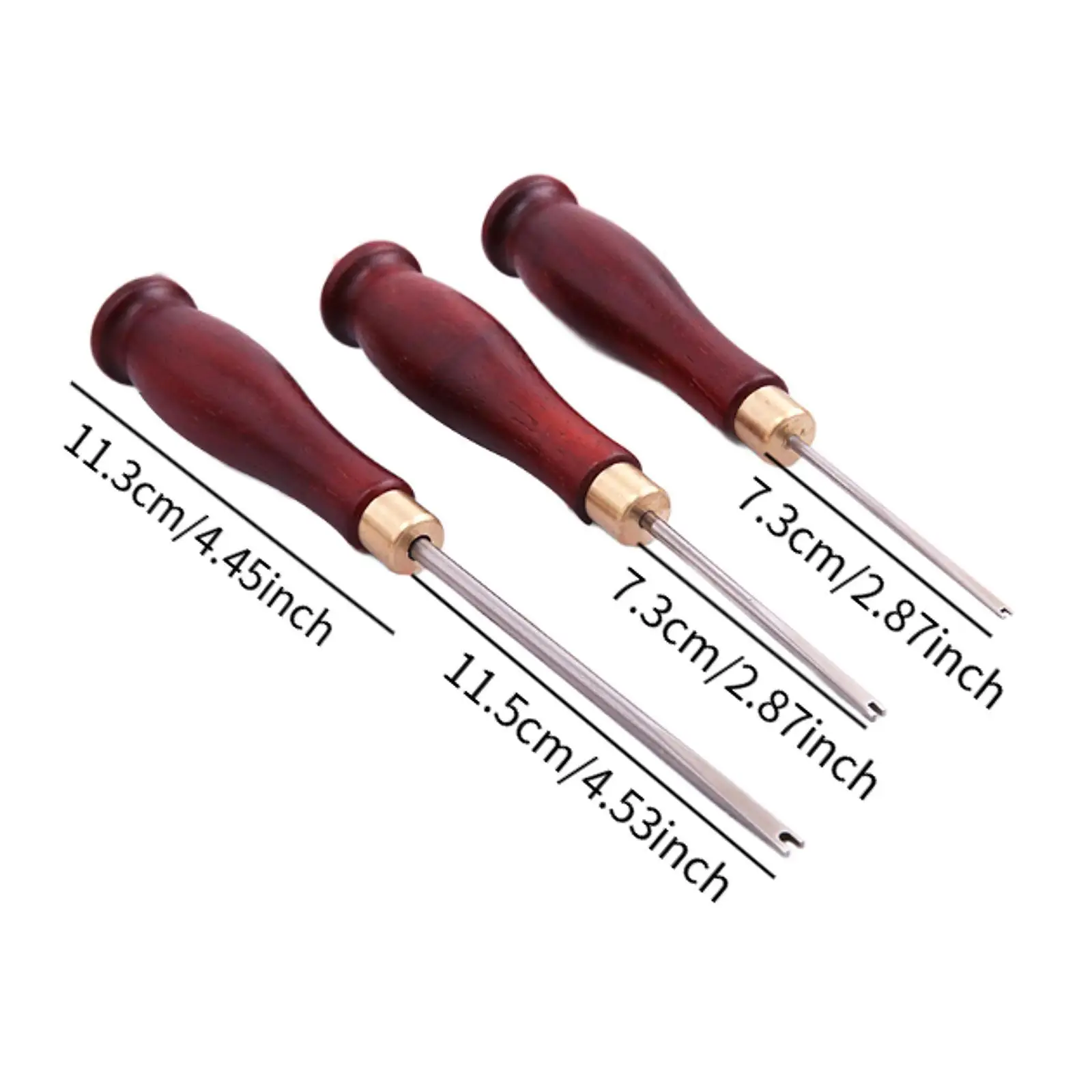 Cotton Stuffing Tool Embroidery Leathercraft Hand Knitting Craft Tool Art Supplies Wood Handle Needlecrafts Crochet Doll Tool thumbnail 4