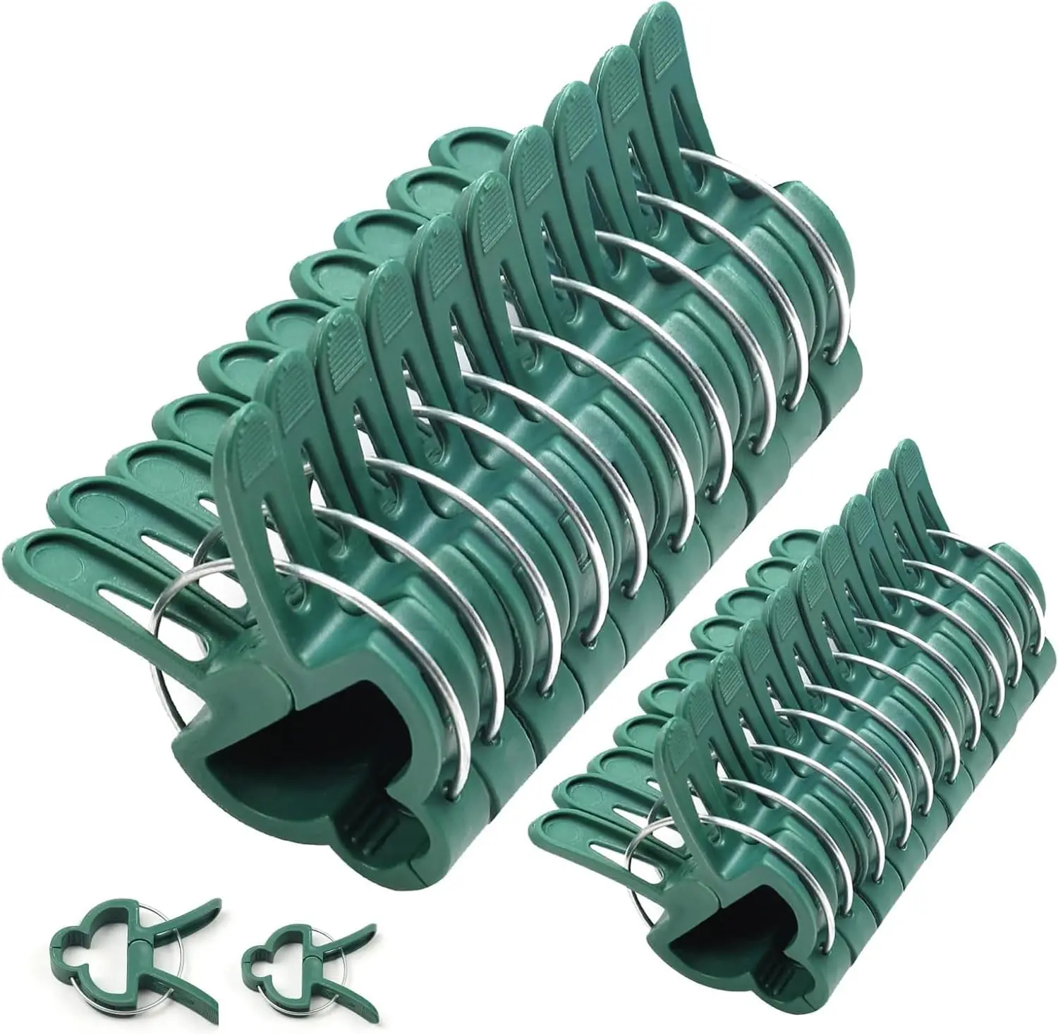 Garden Plant Clips, Plant Support Clips for Securing Stems, Flowers or Climbing Vines To Tomato Cages thumbnail 2
