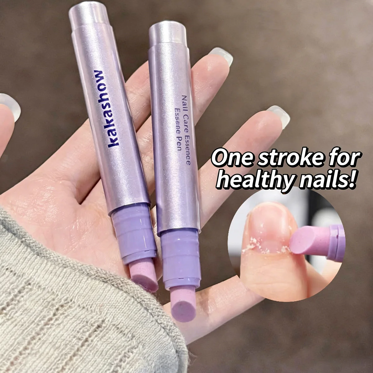 Kakashow Nail Essence Pen Cuticle Remover Trimmer Care Nail Oil Nutrition Manicure