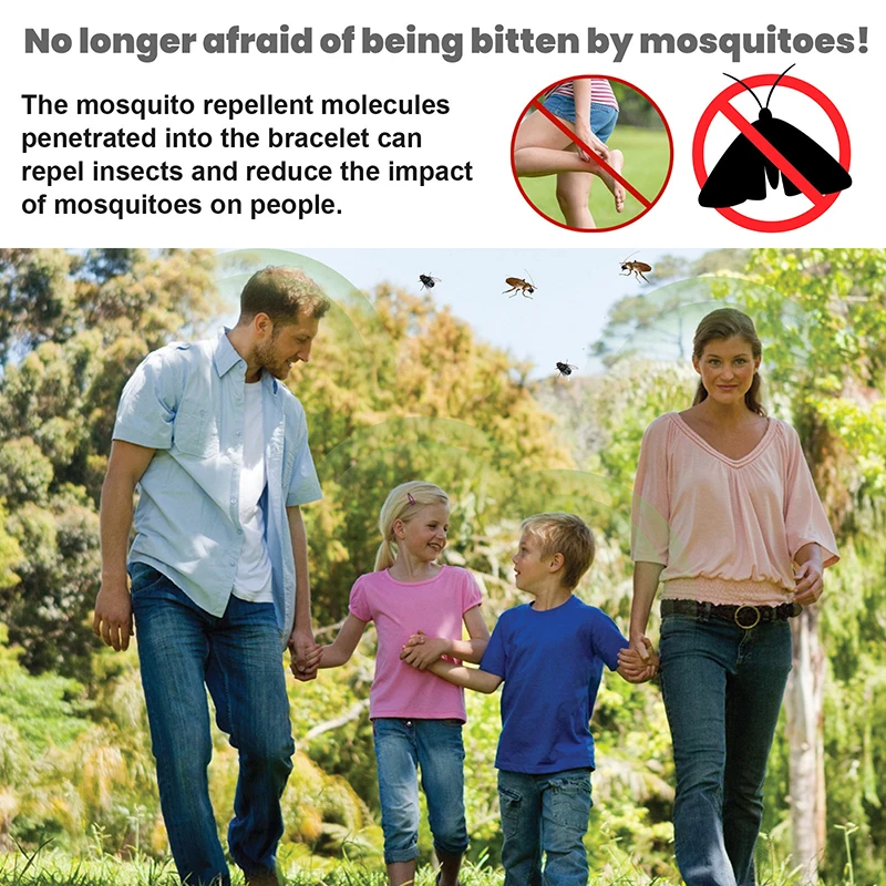Xiaomi Mosquito Repellent Unisex Wristband Wearable Physical Ultrasonic Non-Chemical For Home Outdoor Sport Include 2 Batteries thumbnail 5