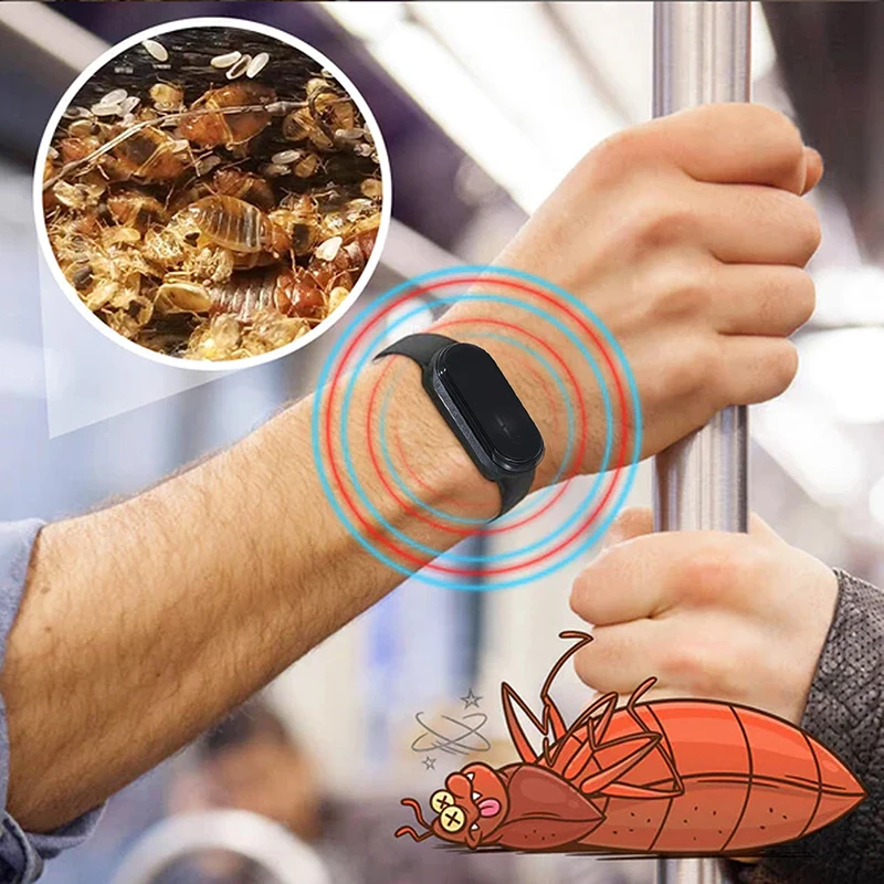 Xiaomi Mosquito Repellent Unisex Wristband Wearable Physical Ultrasonic Non-Chemical For Home Outdoor Sport Include 2 Batteries thumbnail 4