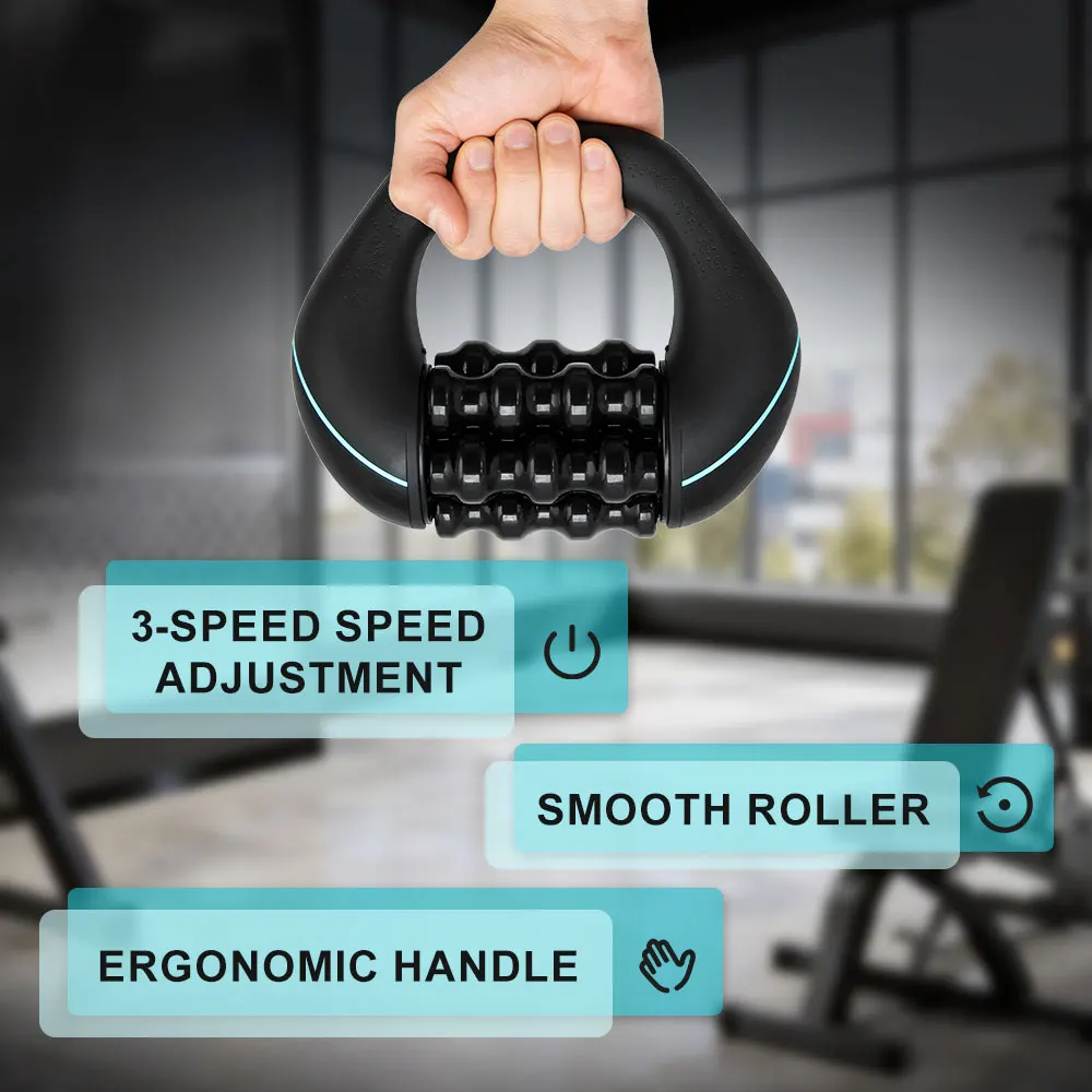 3 Speed Vibrating Massage Roller for Physical Therapy High-Intensity Vibrating for Muscle Recovery Back Roller Deep Trigger thumbnail 5