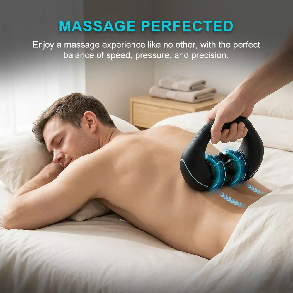 3 Speed Vibrating Massage Roller for Physical Therapy High-Intensity Vibrating for Muscle Recovery Back Roller Deep Trigger thumbnail 6