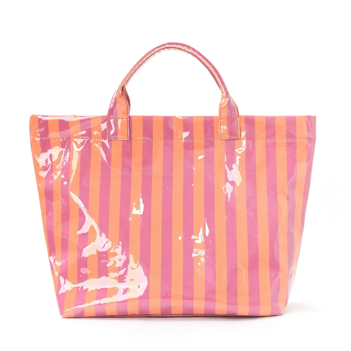 Cross-border striped tote bag high value lightweight handbag commuting large capacity portable travel shoulder bag thumbnail 5