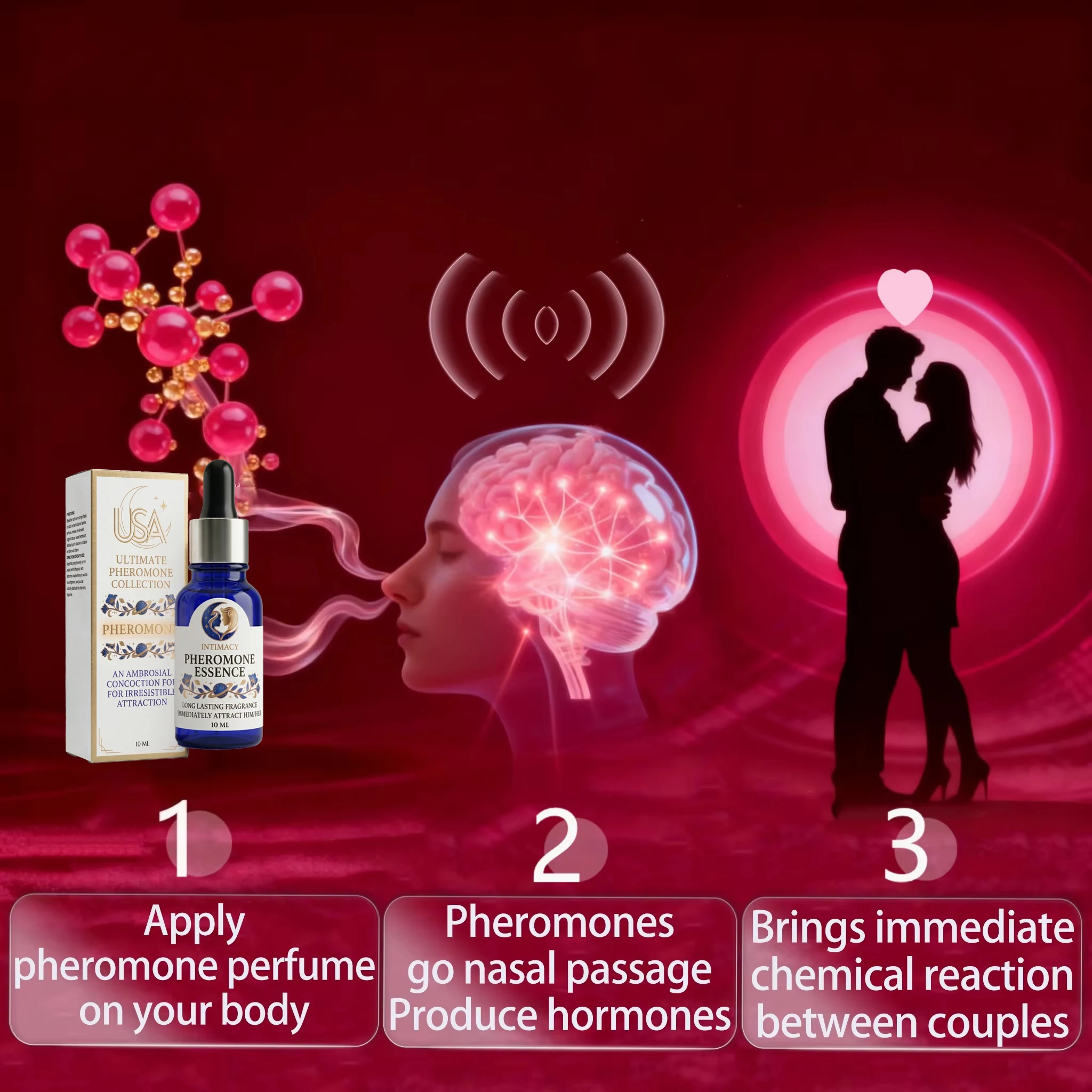 Lasting Lure Pheromone Perfume Fun Products Dating Flirting Perfume Atmosphere for Men Women thumbnail 3