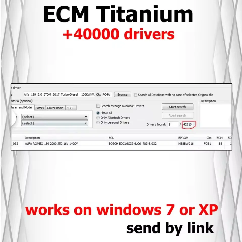 ECM Titanium ECU Repair Tool with 40,000 Vehicle Models Support for Automotive Diagnostic Tuning and Repair 2025 Edition thumbnail 3