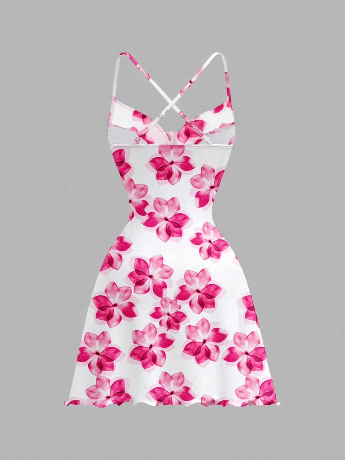 Women's Spring/Summer Casual Vacation Party Beach Off-Shoulder Backless Floral Print A-line Dress thumbnail 2