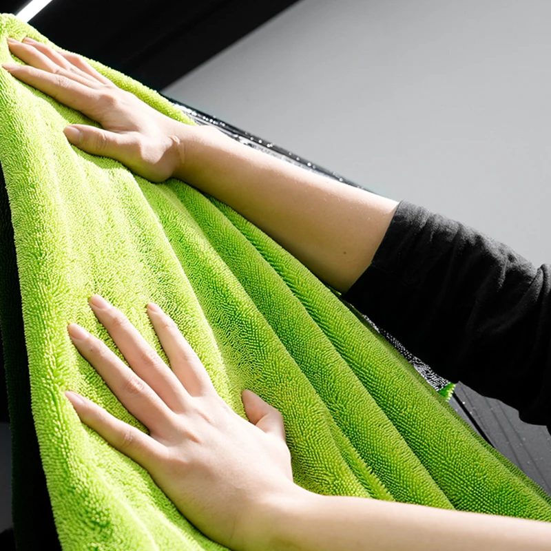 1400GSM Ultra-Thick Drying Towel for Car/Motorcycle Oversized 60x40cm Cleaning Cloth Soft High Absorbent Car Detailing Towel thumbnail 6