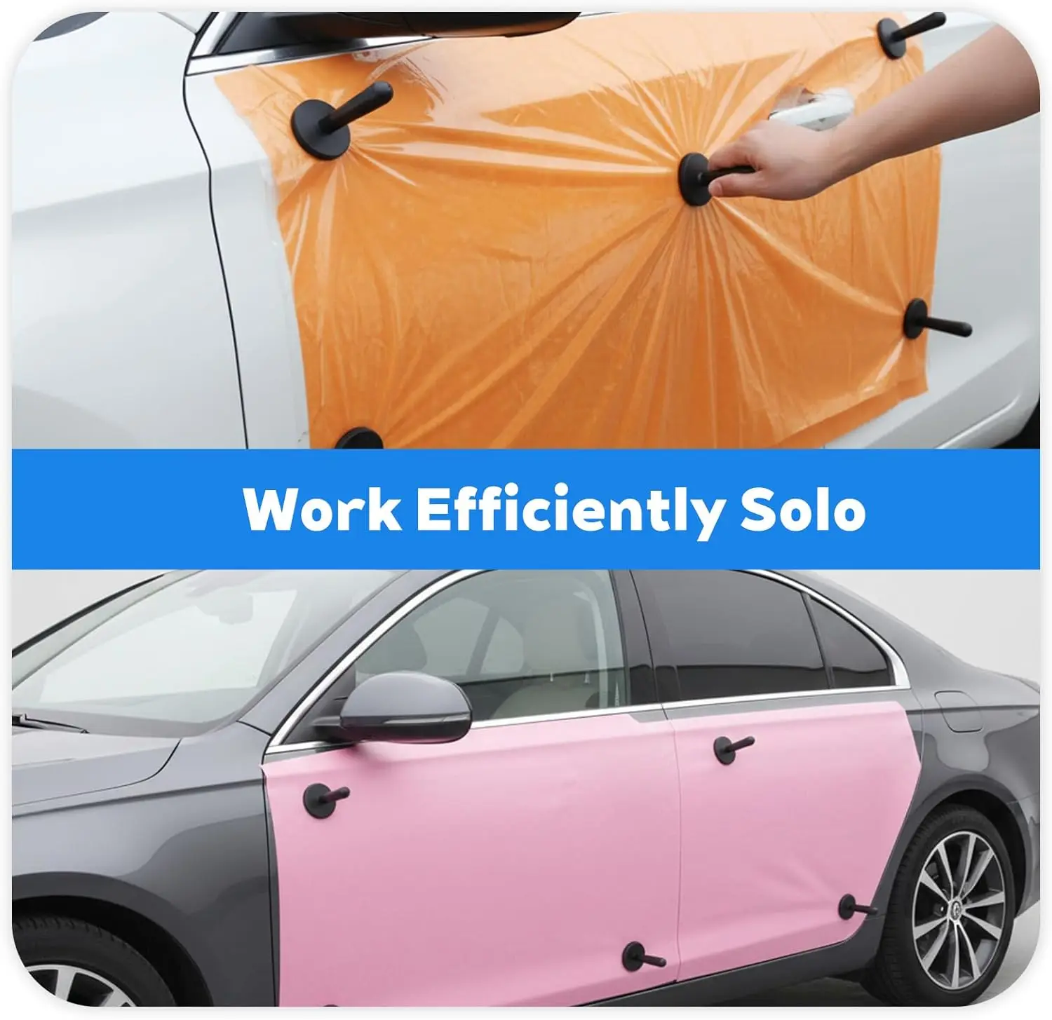 Vinyl Wrap Magnets Heavy Duty Magnetic Gripper Tools for Car Wrapping Window Tint Sign Vinyl Film Stickers Install Tool 2-10pcs thumbnail 5