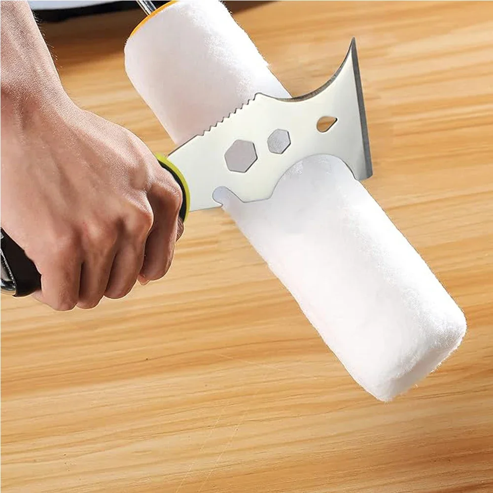 Cleaning tools, Paint scraper, wallpaper can opener, paint roller,Multifunctional stainless steel dough cutter, home DIY tools thumbnail 3