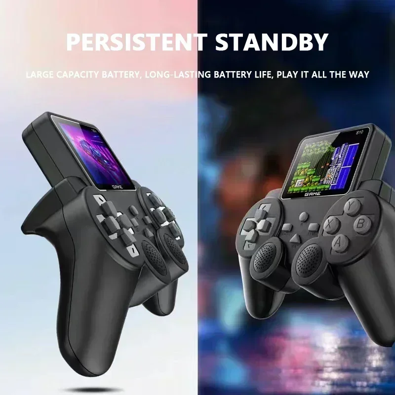 S10 Portable Retro Game Player - 520 Classic Games, 2-Player Mode, AV/TV Output, Mini Handheld Console for Kids thumbnail 5