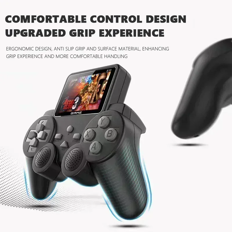 S10 Portable Retro Game Player - 520 Classic Games, 2-Player Mode, AV/TV Output, Mini Handheld Console for Kids thumbnail 6