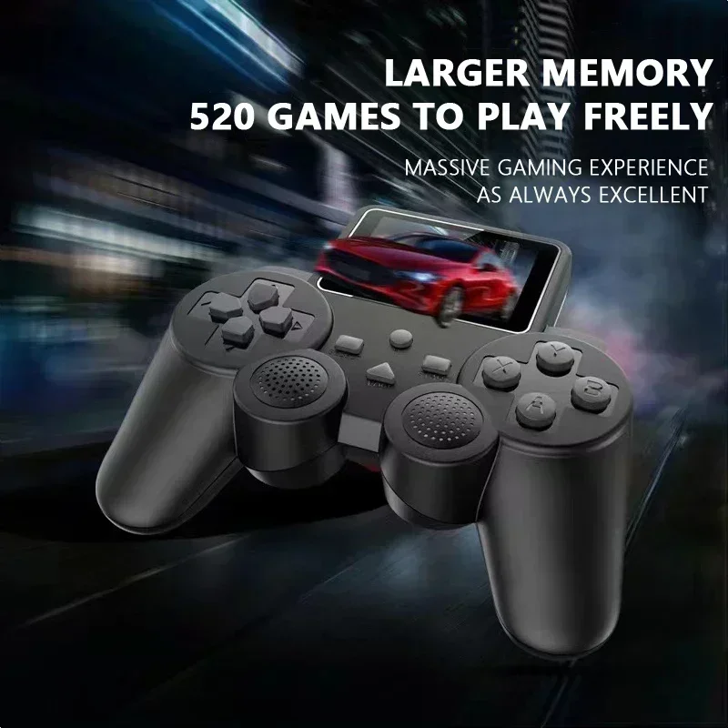 S10 Portable Retro Game Player - 520 Classic Games, 2-Player Mode, AV/TV Output, Mini Handheld Console for Kids thumbnail 2