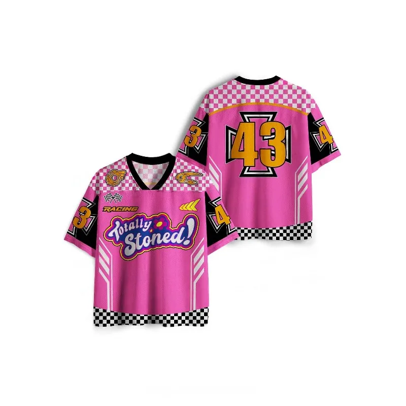 2026 New Jersey Sports Short Sleeved Shirt, V-neck Short Sleeved T-shirt, Sports Fashion 3D Printed Quick Drying Jersey thumbnail 3