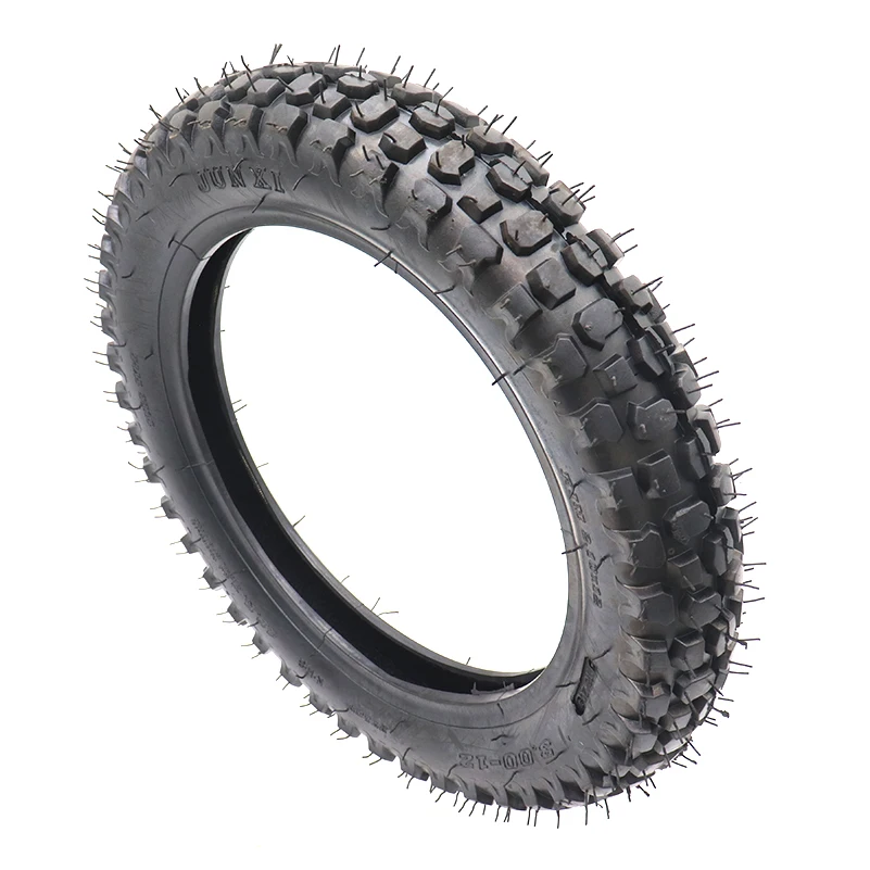 High quality 3.00-12  Tire inch Tyre & tube 12 inch tire for Trail Off Road Dirt Bike Motocross Motorcycle thumbnail 2