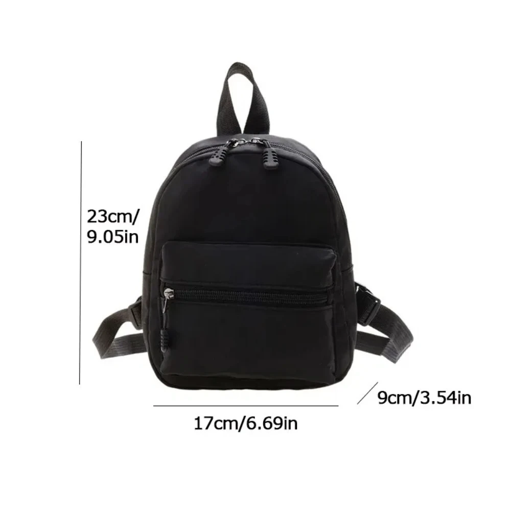 Mini Women's Backpack Trends: Nylon Women's Bags, Small Schoolbags, and White Canvas Backpacks Are Fashionable and Casual Pick thumbnail 4