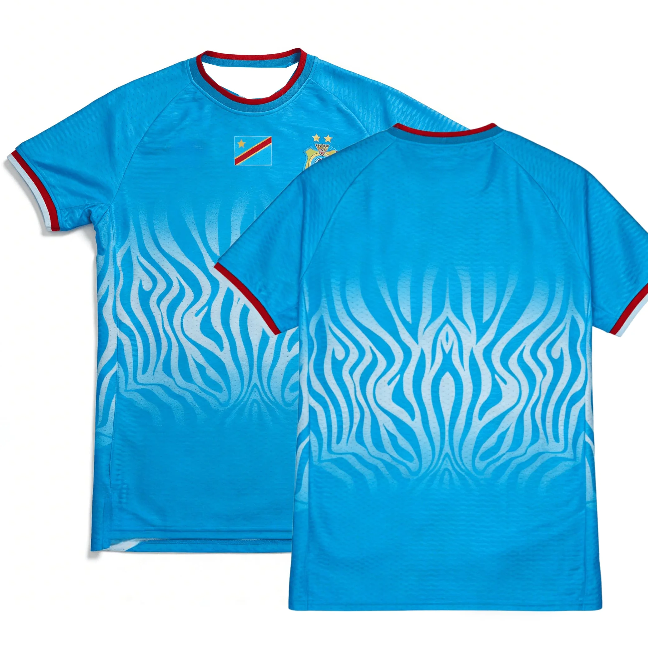 2026 New  DR Congo Football Jersey Unisex Summer Breathable Quick Dry  Sports T-shirt Fashion Streetwear Y2k Top Beach Wear thumbnail 3