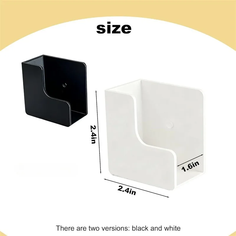 Wall Mounted Weight Scale Storage Rack No-Drill Adhesive Bathroom Organizer Durable Plastic Weight Scale Holder for Home Gym thumbnail 6