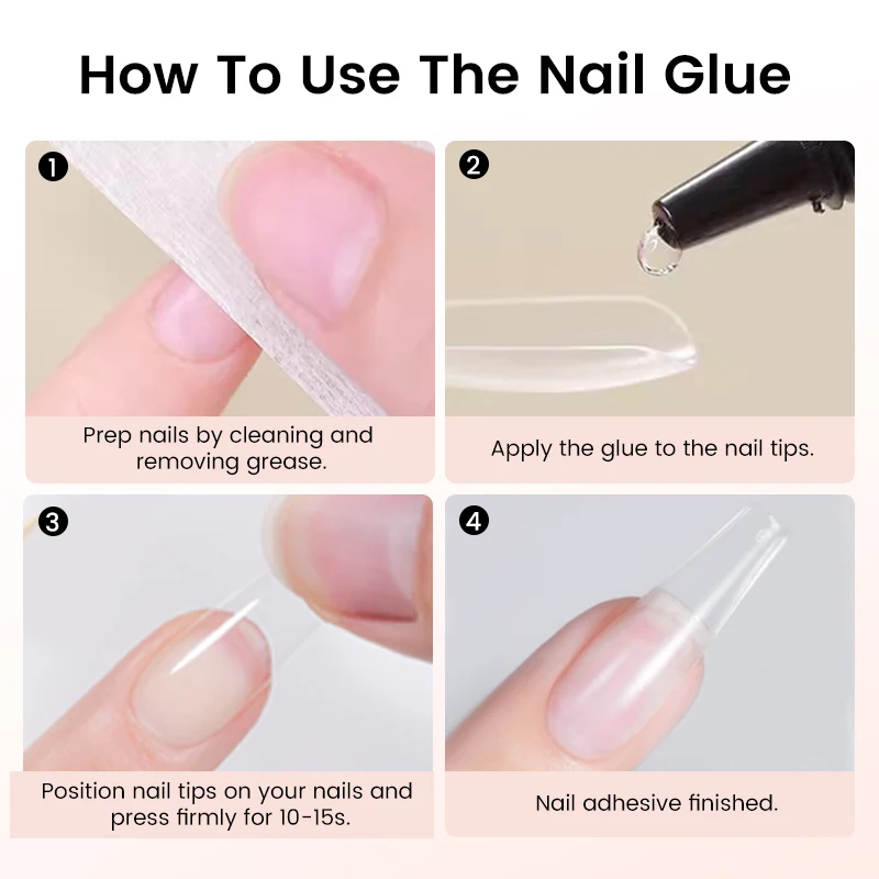 UR SUGAR 1/2pcs 10g Nail Glue Remover For Nail Tips No Need Lamp Cured Long Lasting Soak Off Adhesion Gel False Nails Need thumbnail 6